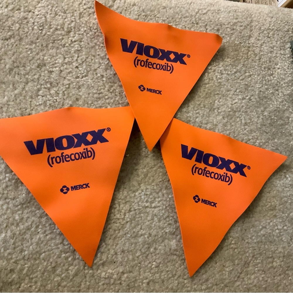 VIOXX rofecoxib Pharmaceutical Drug Rep Advertising Rubber Grip Jar‎ Openers (3)